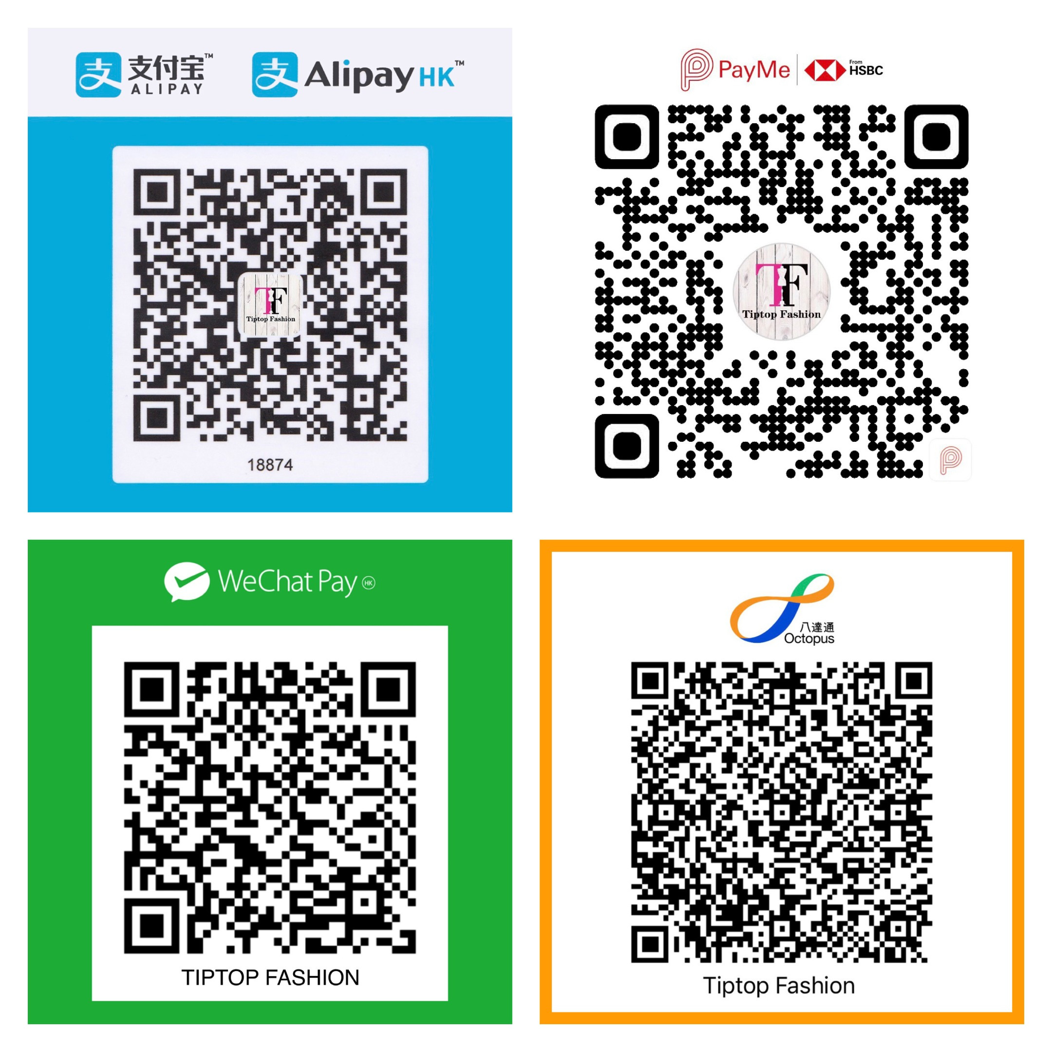 Electronic Payment QR Codes